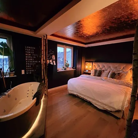 Private Loft With Rooftop & Jacuzzi In Center Apartment *